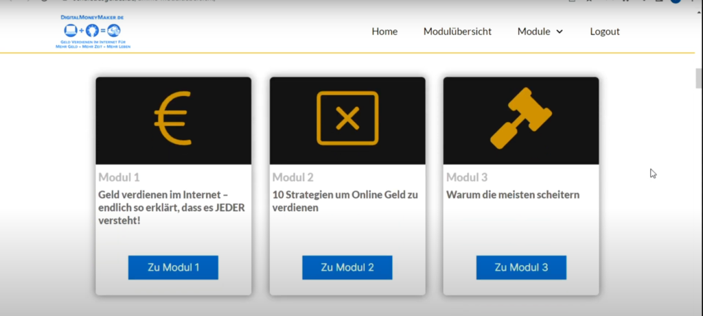 Digital Money Maker Club module