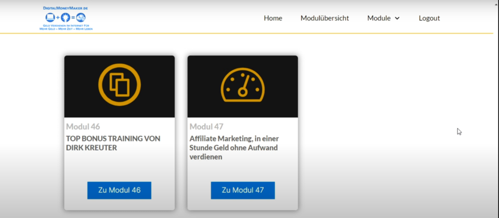 Digital Money Maker Club Module