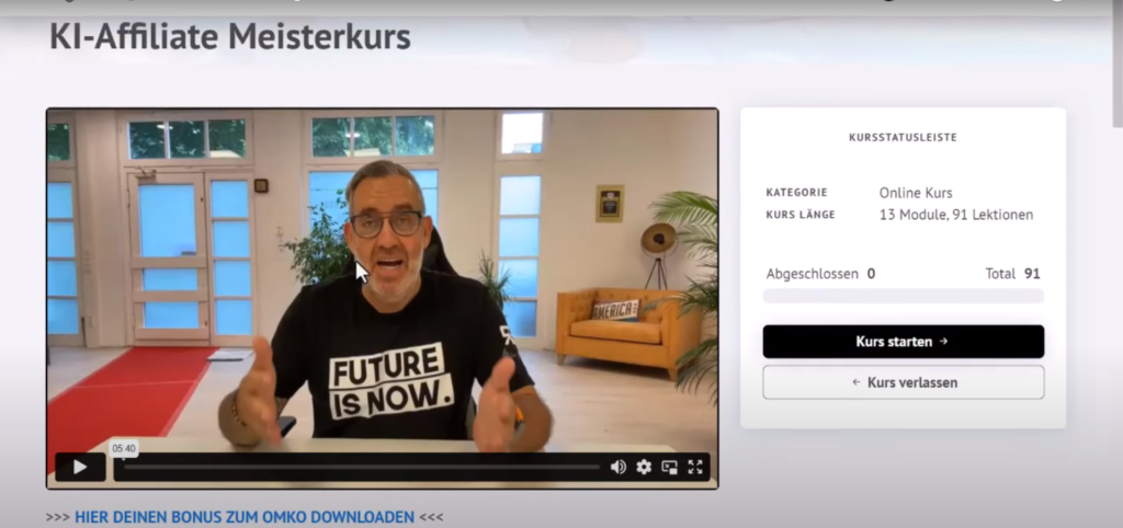 Ralf Schmitz - "KI Affiliate Meisterkurs" - Willkommensvideo